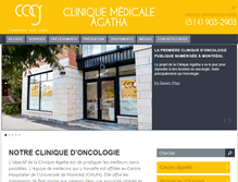Tablet Screenshot of cliniqueagatha.com